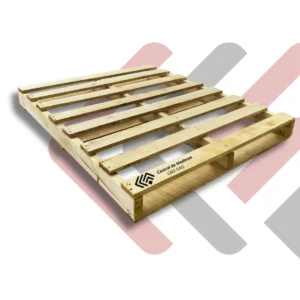 Estiba de madera referencia CM2 utilizada en logística y distribución de productos