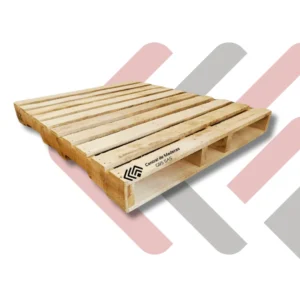 Estiba de madera tipo S para operaciones logísticas y manejo de carga,