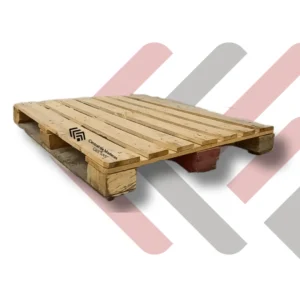 Estiba de madera usada de taco robusta para cargas de mayor exigencia logística
