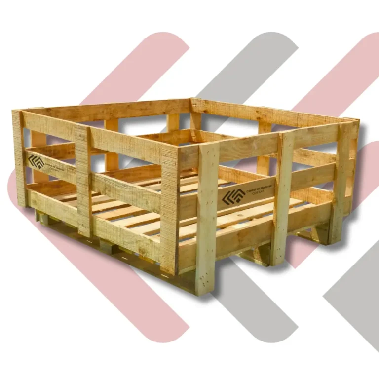 Fabricación de huacales de madera en medidas especiales.